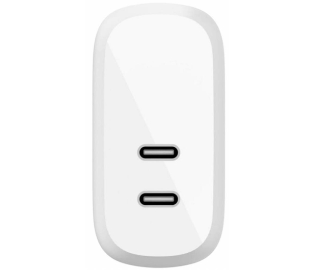 BELKIN Dwuportowa ładowarka BoostCharge 40W Dual 20W USB-C PD biała WCB006vfWH - 1118831 - zdjęcie 2